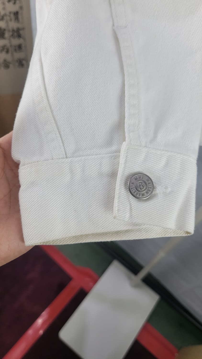 MM6 Maison Margiela 화이트 데님 자켓 상품이미지4