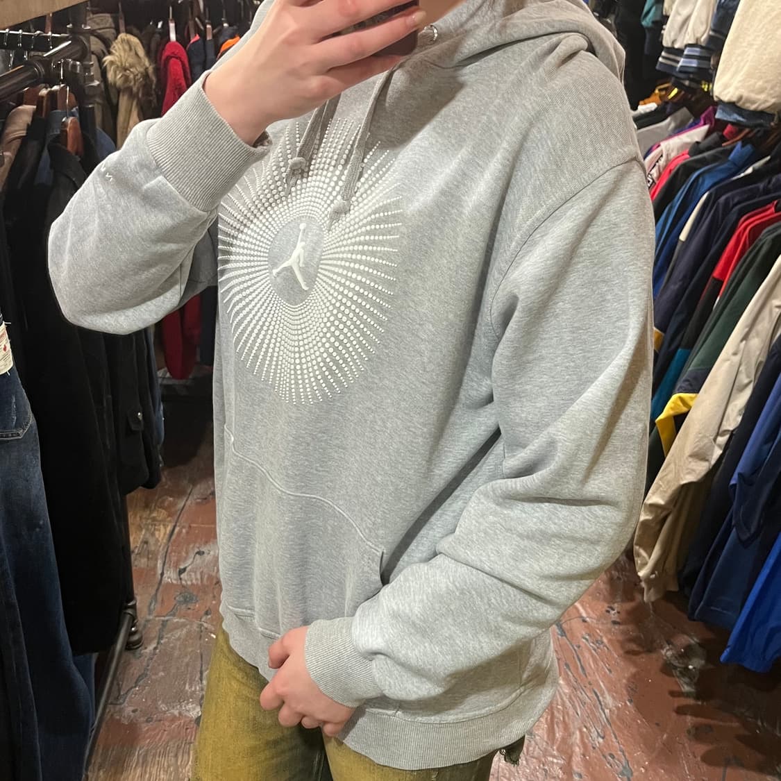 [HI] 조던 후드티 그레이 상품이미지4