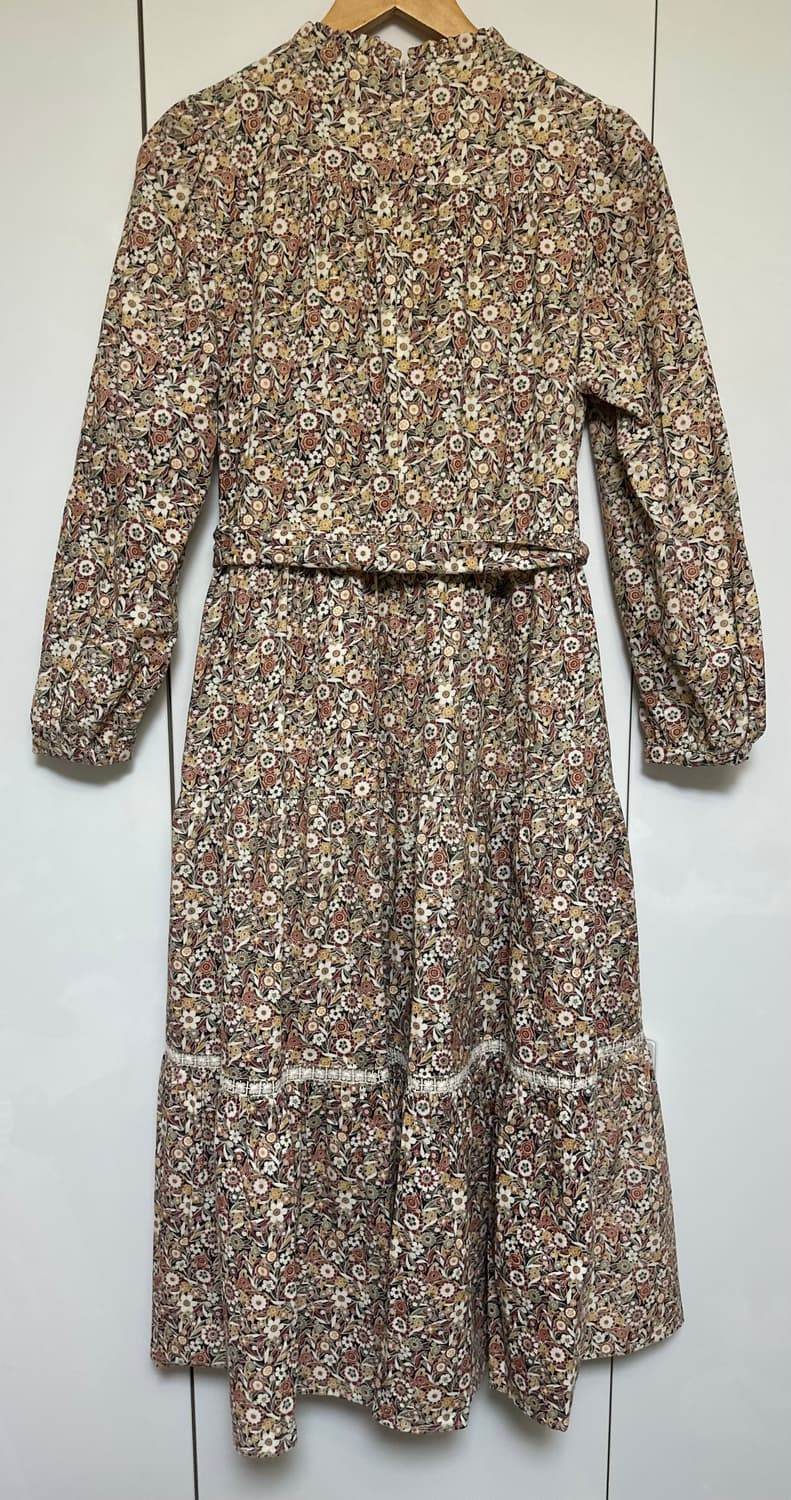 Thursday Island 플라워 벨벳코듀로이롱 원피스 상품이미지7