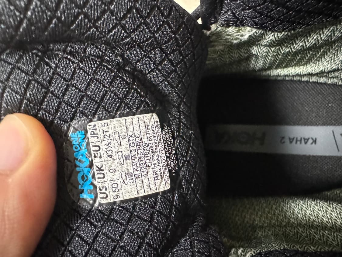 호카 카하 2 GTX 블랙 275 상품이미지5