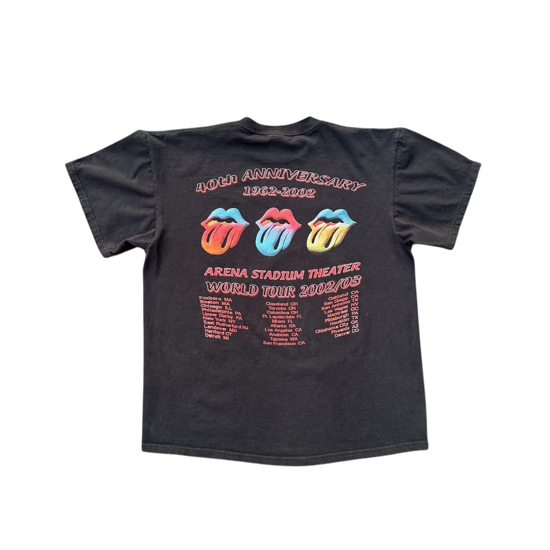 빈티지 02s 롤링스톤즈 40주년 밴드 티셔츠 상품이미지2