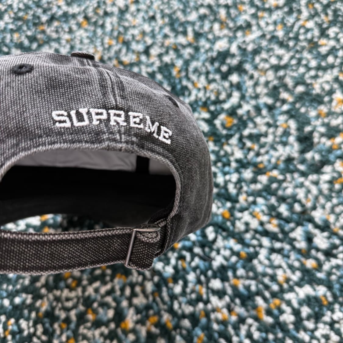 슈프림 로고 피그먼트 캡 2컬러 상품이미지4