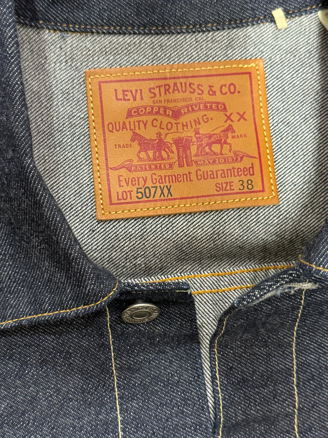 Lvc 타입 2 트러커 자켓 rigid 상품이미지2