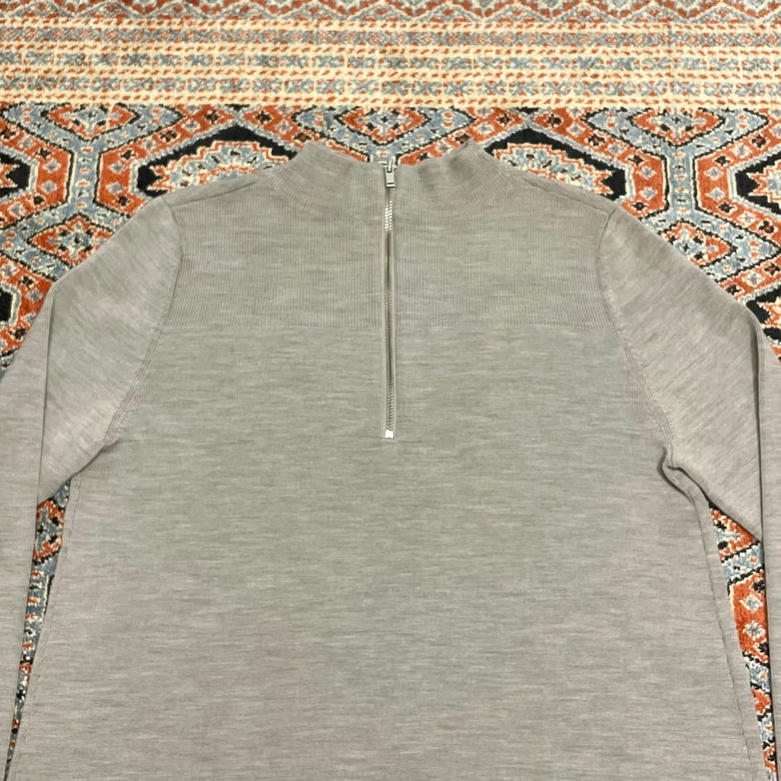 코스 베이지 반폴라 울 니트 여성S 상품이미지2