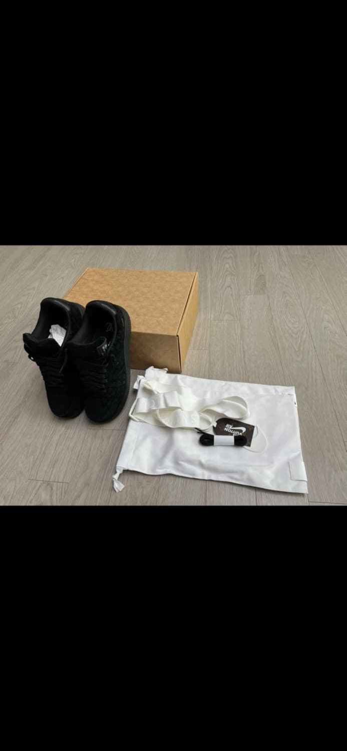 루이비통 나이키 에어포스1 블랙 8.5사이즈 상품이미지6