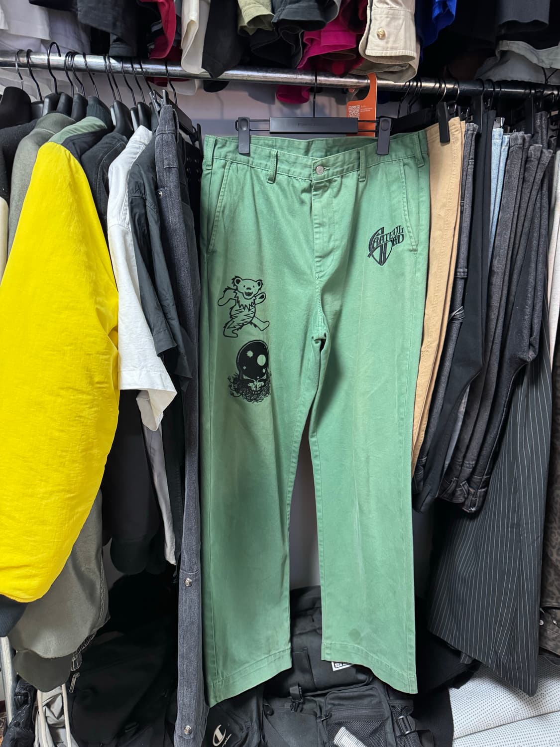 디스이즈네버뎃 그레이트풀데드 아이코노그래픽 워크 팬츠 상품이미지1