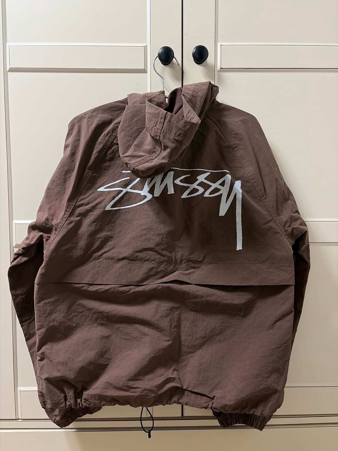 (S) 스투시 웨이브 다이 비치 쉘 자켓 커피 바람막이 상품이미지1