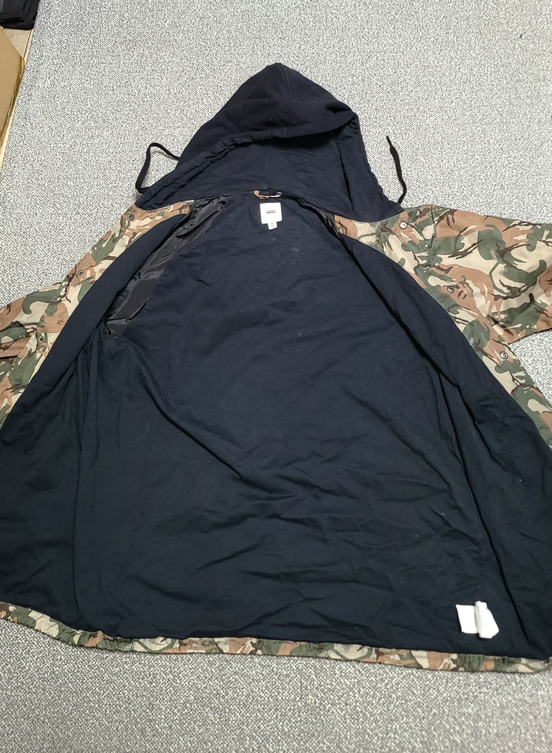 반스 카모플라쥬 후드 코치자켓 M 상품이미지6