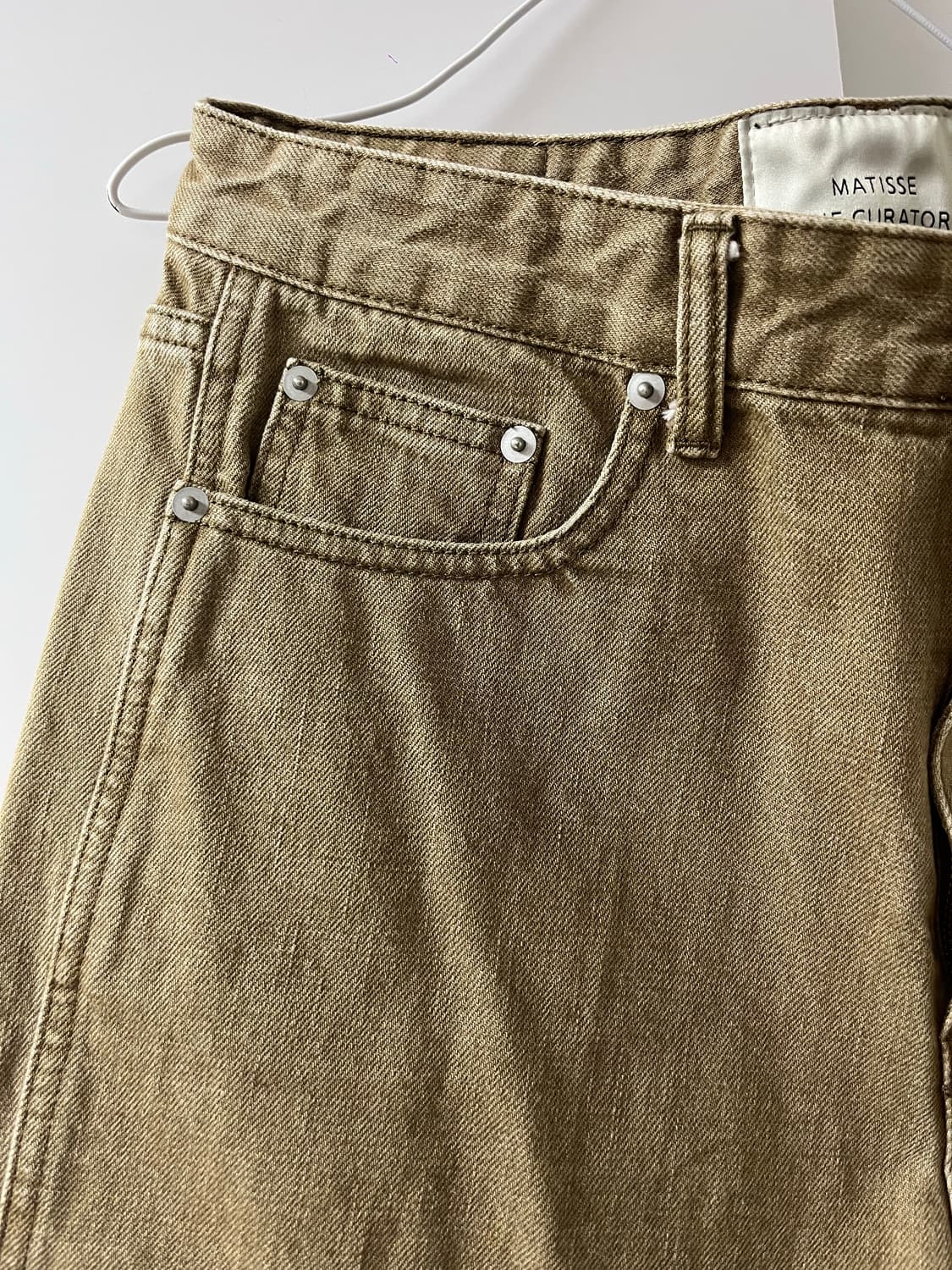 [마티스 더 큐레이터]레귤러 데님 팬츠_ 1size(MUD BEIGE) 상품이미지7