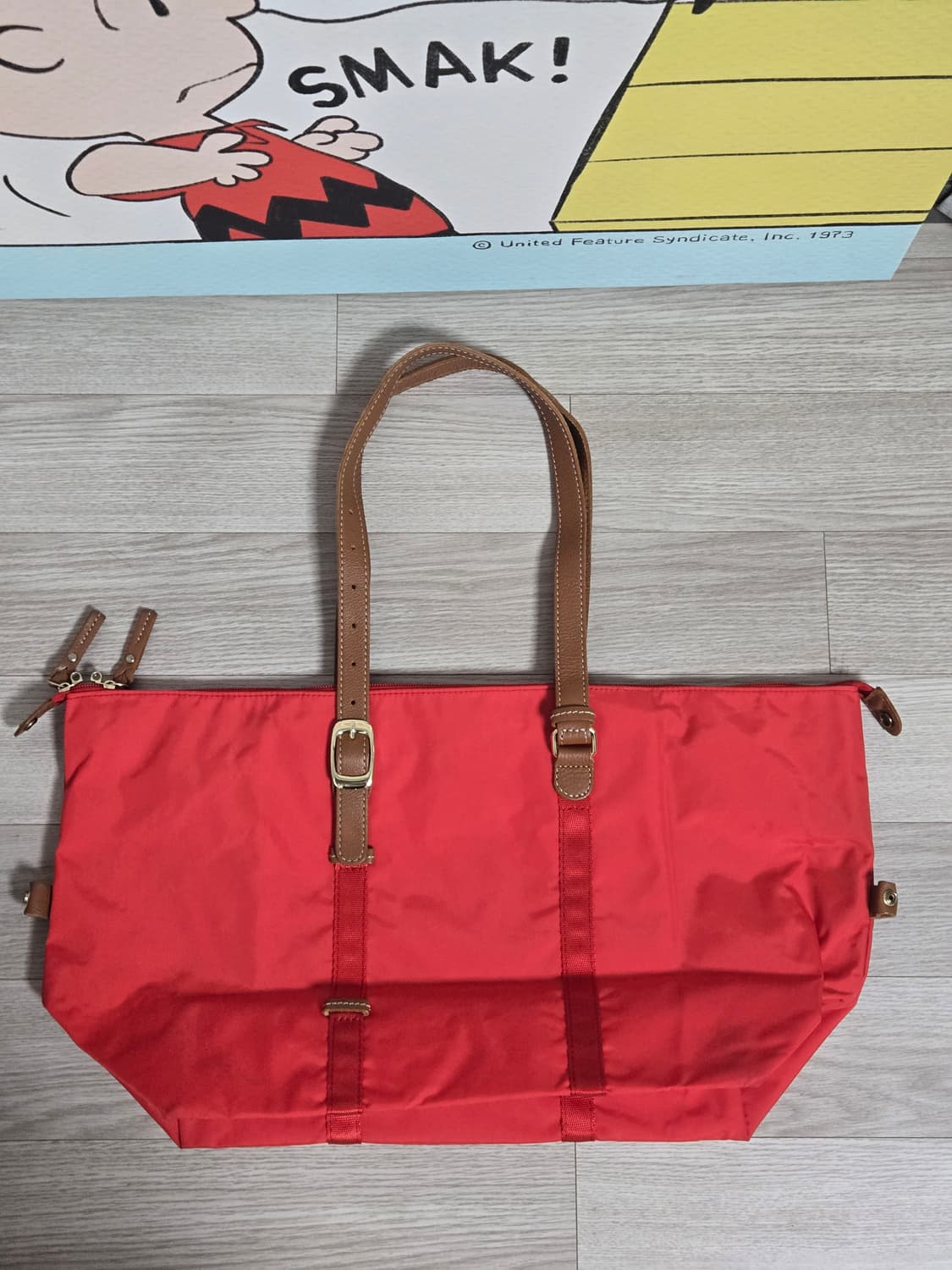 브릭스 레드 토트/숄더백 새상품 상품이미지2