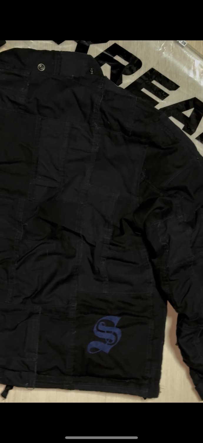 슈프림x준야와타나베 패치워크 푸퍼 자켓 블랙 상품이미지4