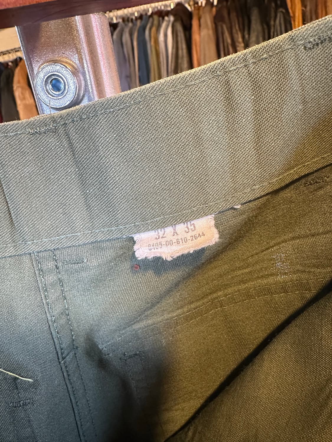 70s 미군 Us Army Og507 퍼티그 팬츠 32x35 상품이미지8