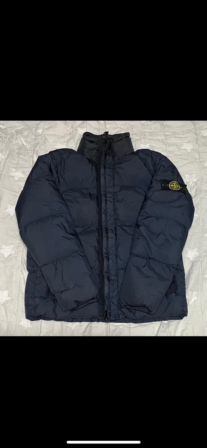  스톤아일랜드 크랭클랩스 논후드 우원재 패딩 17fw L 상품이미지1