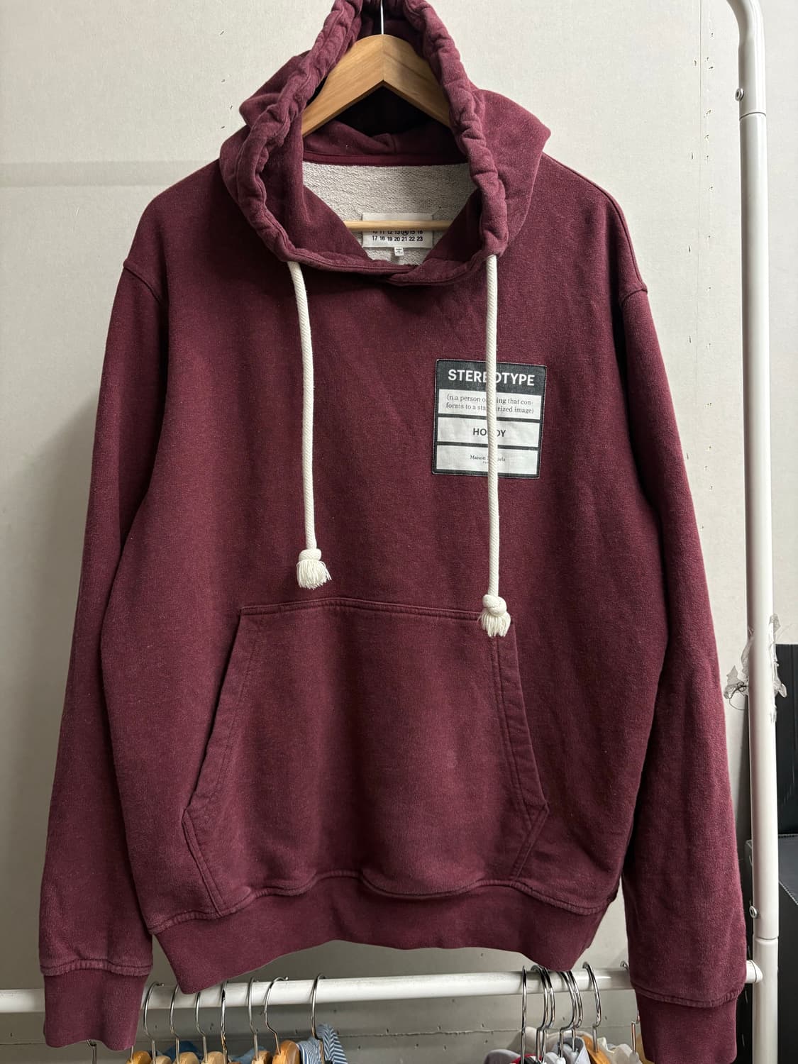 마르지엘라 20ss 스테레오 후디 상품이미지4