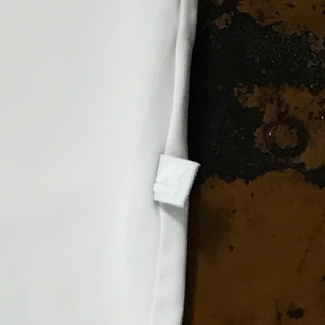 K way 까웨 백프린팅 화이트 숏 슬리브 남성 105 110 사이즈 상품이미지4