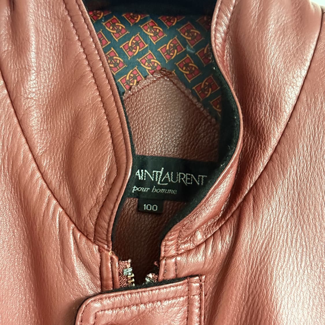 Saint Laurent 생로랑 빈티지 가죽 자켓 상품이미지5