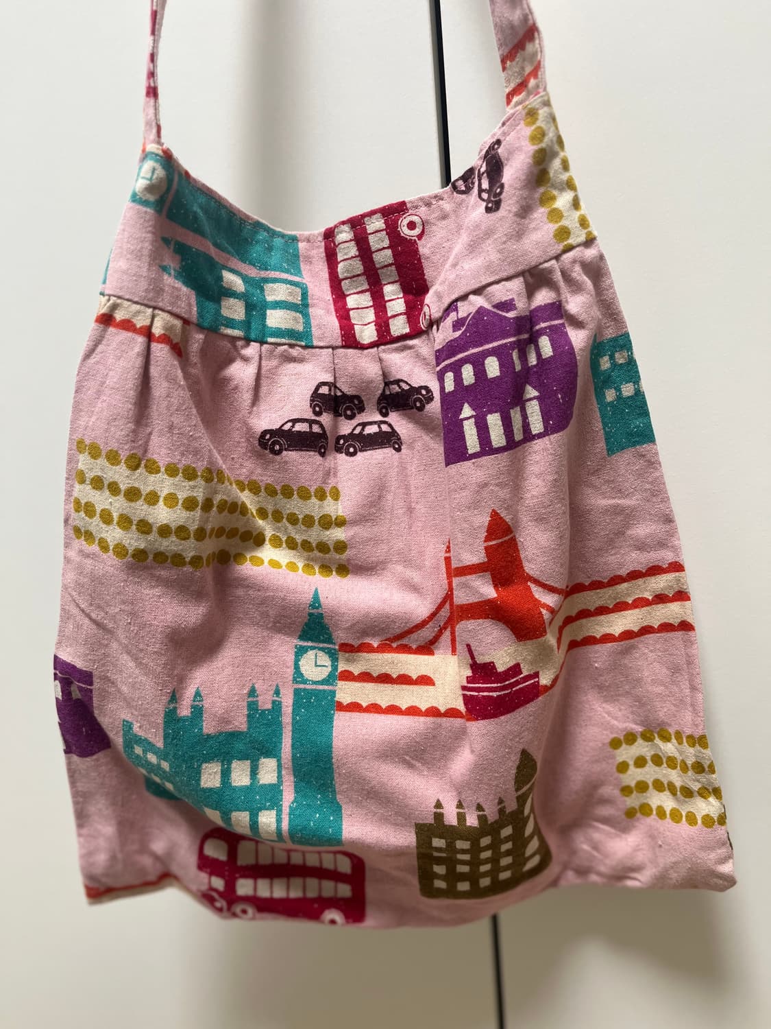 영국 런던 패턴 에코백 상품이미지2