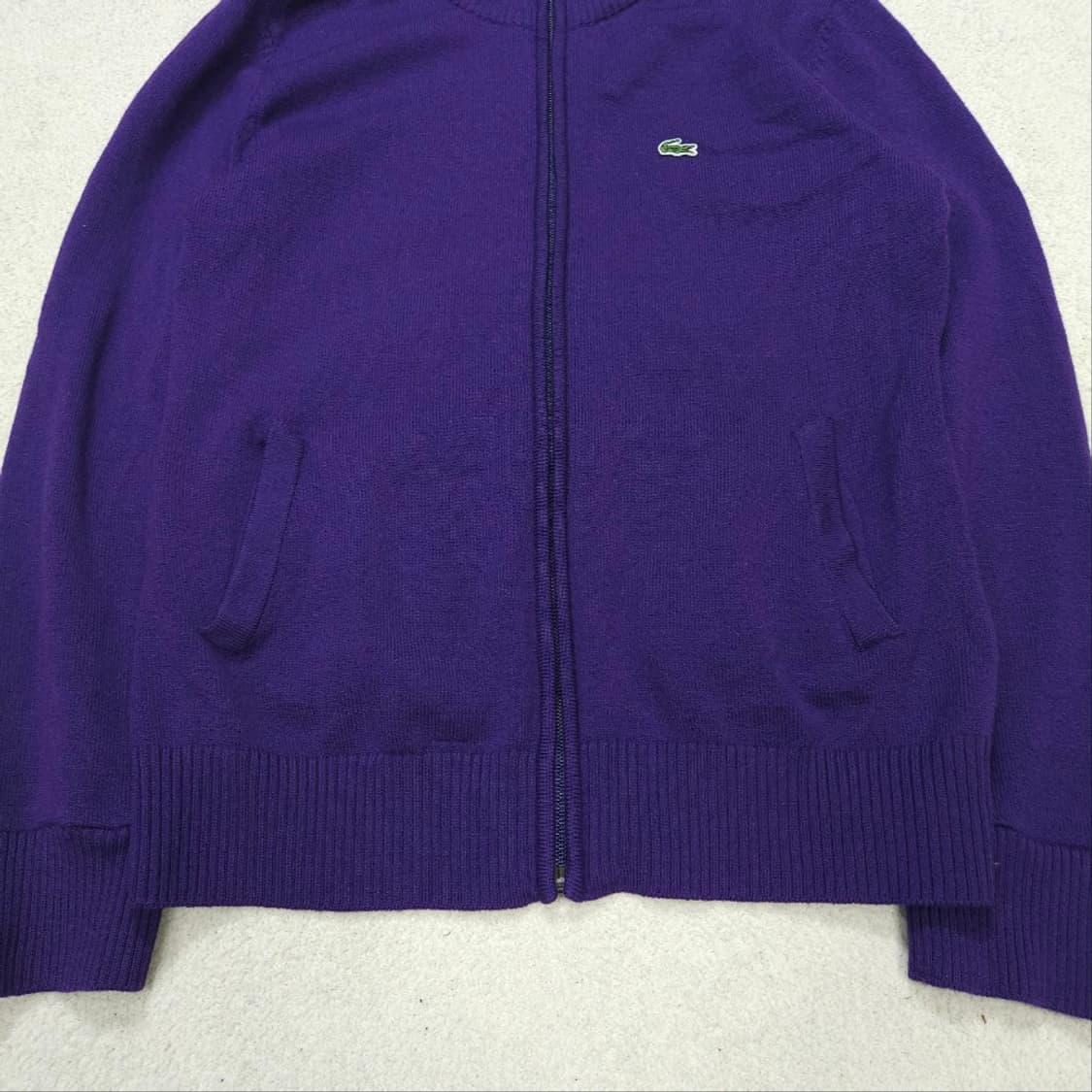 라코스테 울 니트 집업 38 상품이미지2