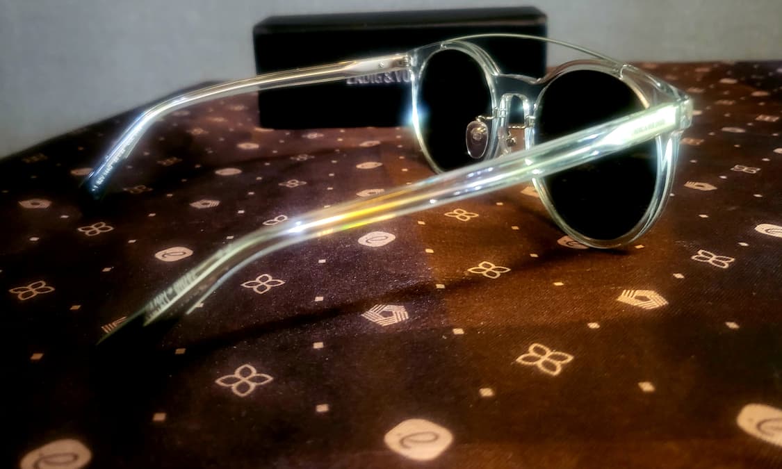 [미사용 새상품] 쟈딕앤볼테르  투톤 실버 미러선글라스 상품이미지5