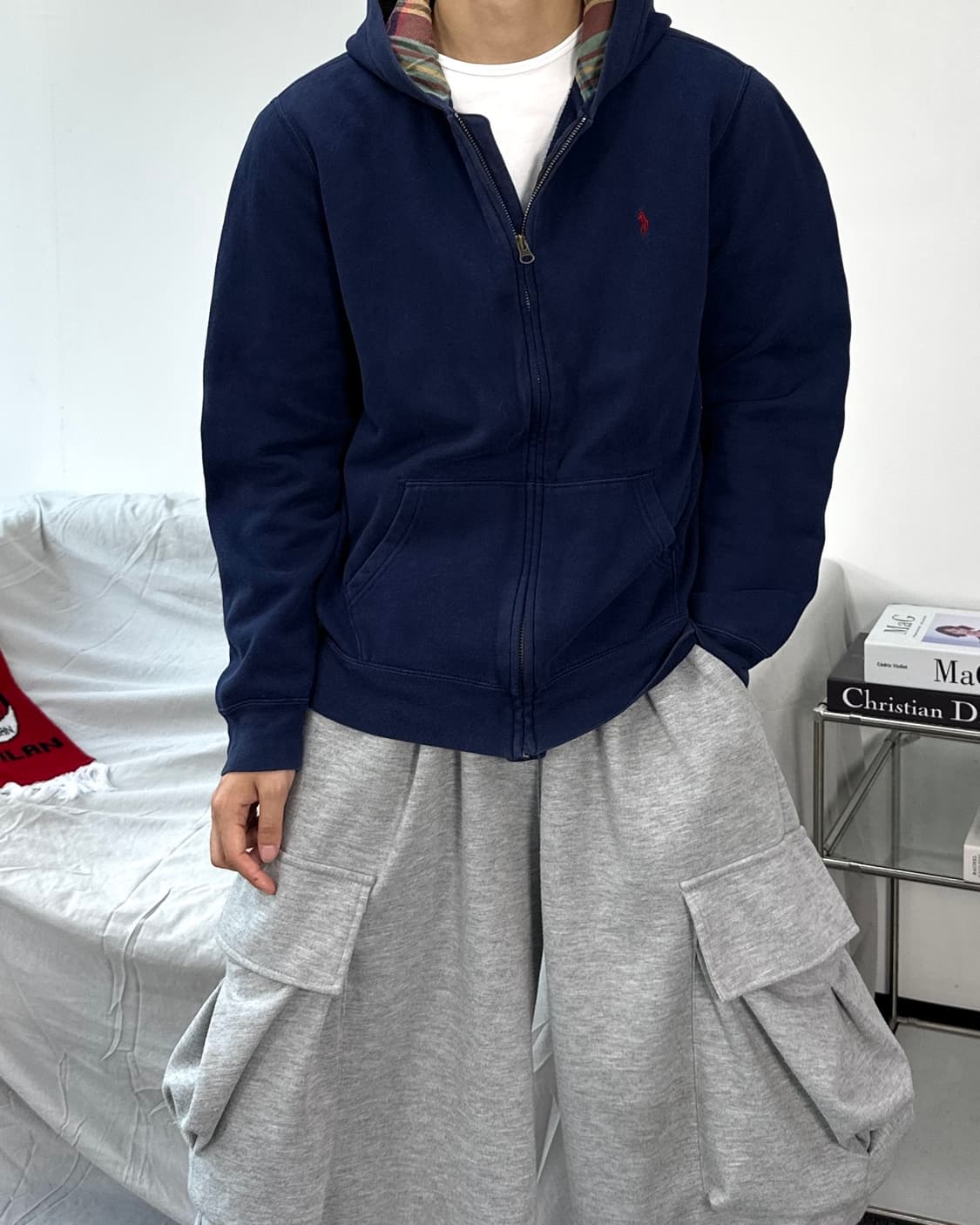 폴로 랄프로렌 레드포니 후드집업 XL 상품이미지2