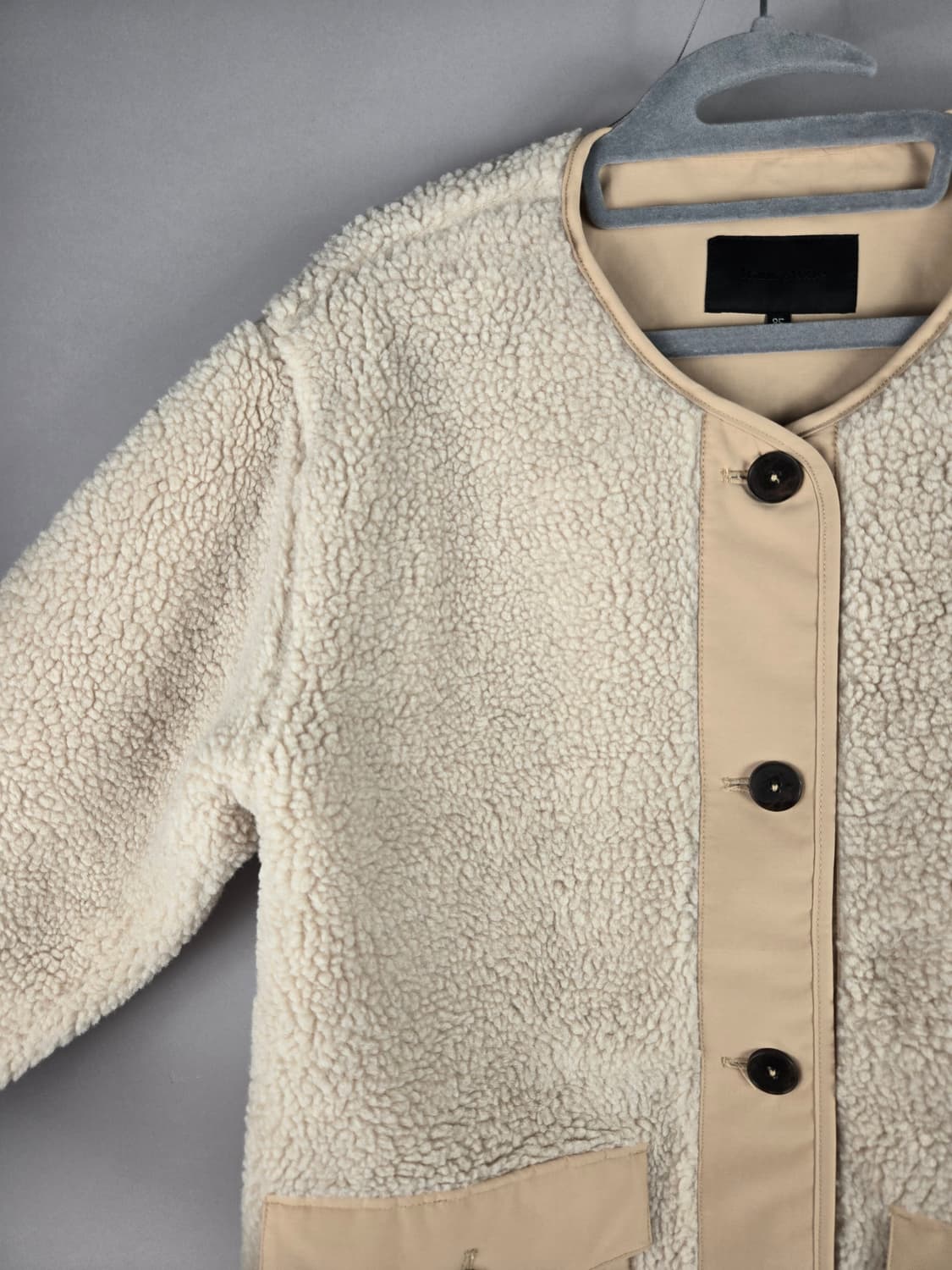 [무료배송]프랜크스톤 85 여성 오버핏 뽀글이 플리스 자켓 상품이미지3