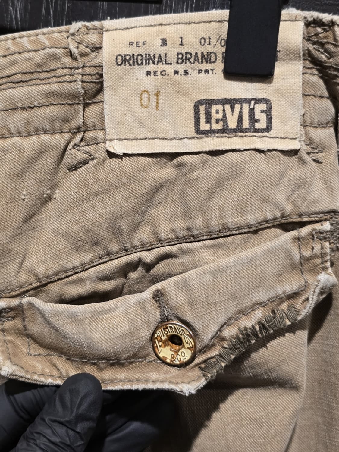 Levi's Relaxed Straight Cotton Pants 상품이미지4