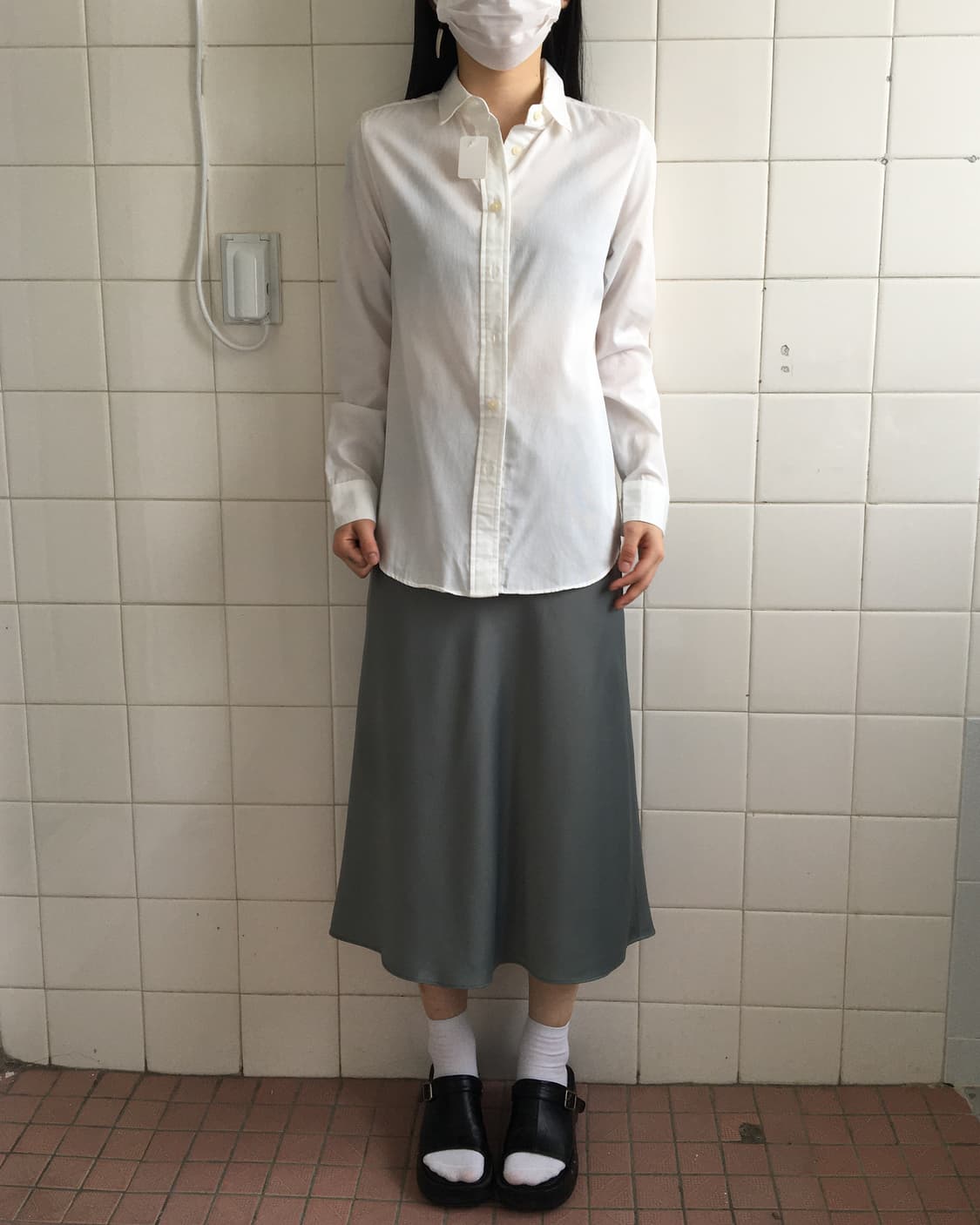 Glossy skirt 상품이미지5