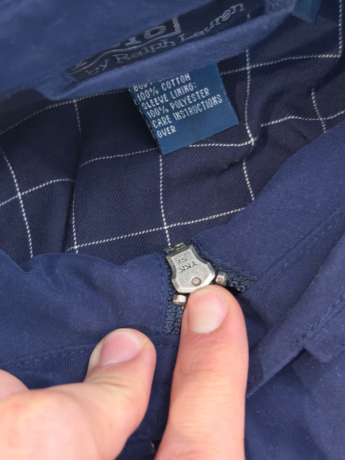 폴로 랄프로렌 블루종 스윙탑 봄버자켓 네이비 상품이미지7