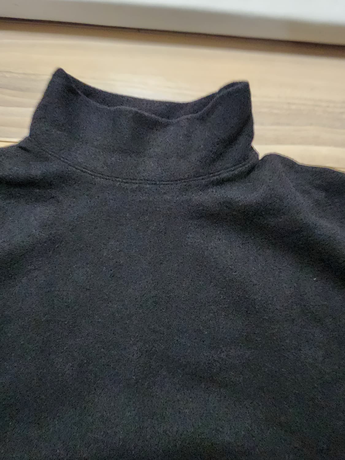 후리스폴라티셔츠블랙xl 상품이미지3