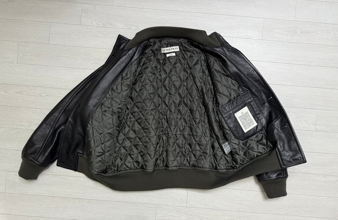 애프터프레이 A-1 레더자켓 상품이미지6