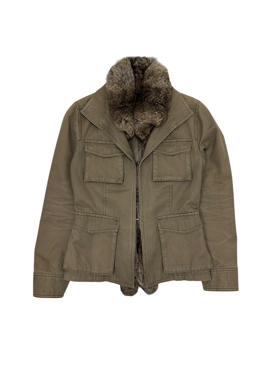 퍼 트리밍 자켓 상품이미지1