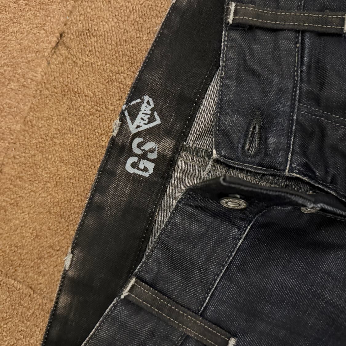 G star raw인디고 코팅 팬츠 상품이미지5