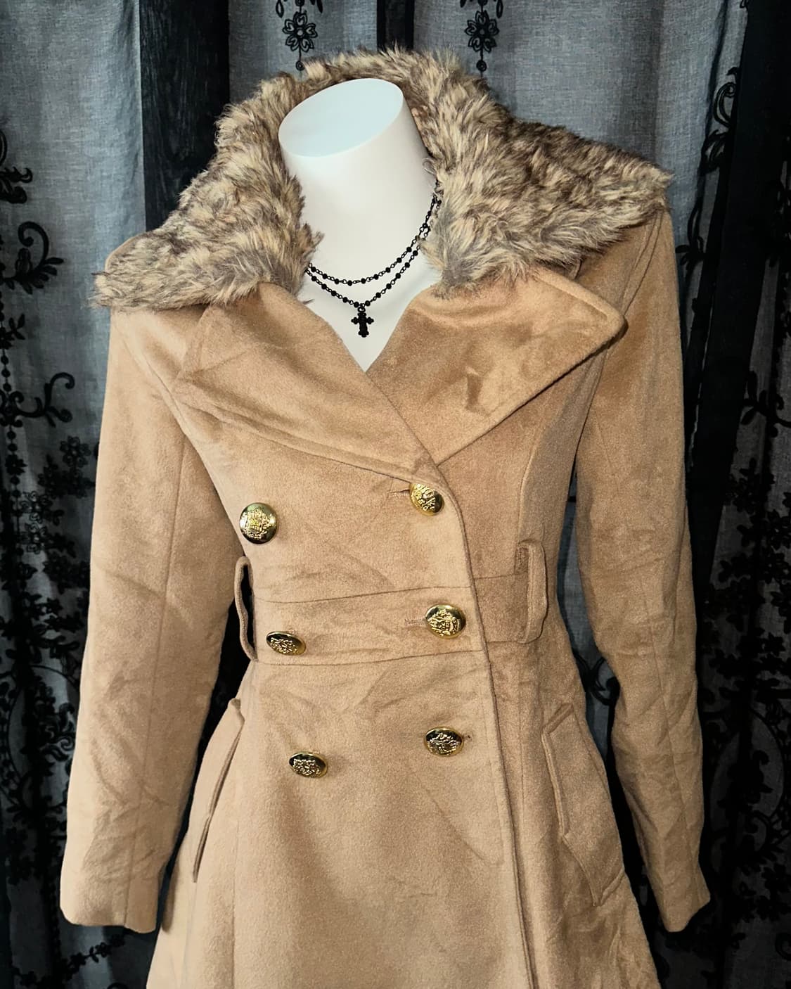 Gyaru Brown Coat 상품이미지2