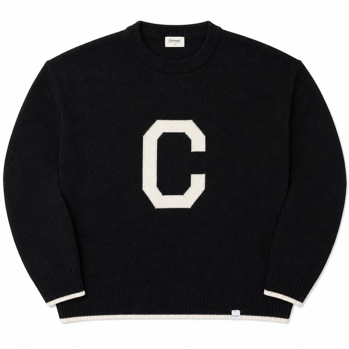 COVERNAT 커버낫 빅 C로고 니트 상품이미지1