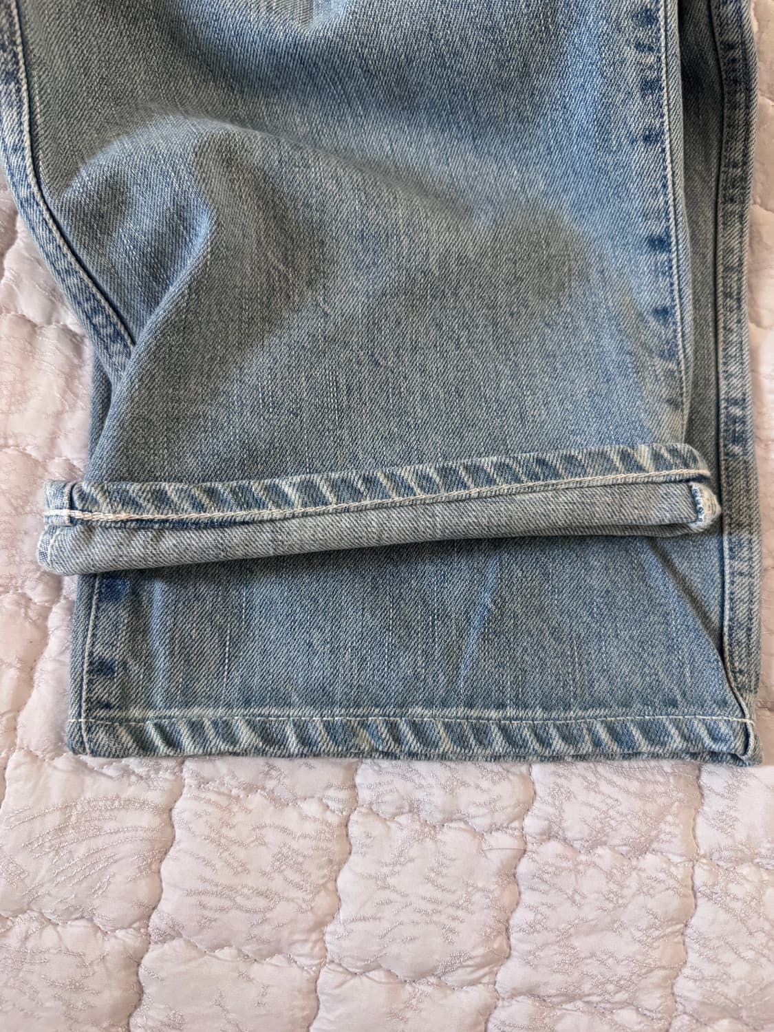 포터리 와이드 데님 라이트블루 1 상품이미지4