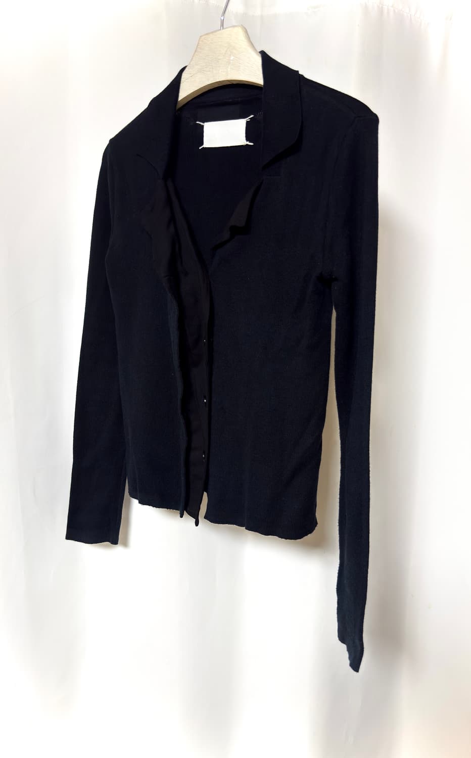 Maison Margiela 블랭크 2레이어 울 혼방 가디건 상품이미지1