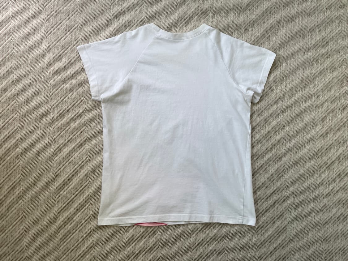 빈티지 래빗 페이스 그래픽 반팔 티셔츠 상품이미지3