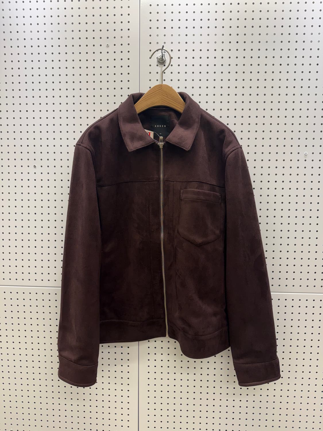 앤듀 브라운 스웨이드 자켓 U679 상품이미지2