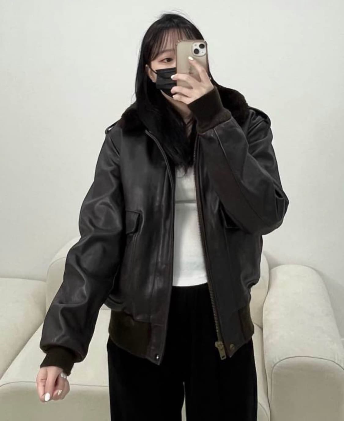 Schott 가죽자켓 (남녀공용 상품이미지4