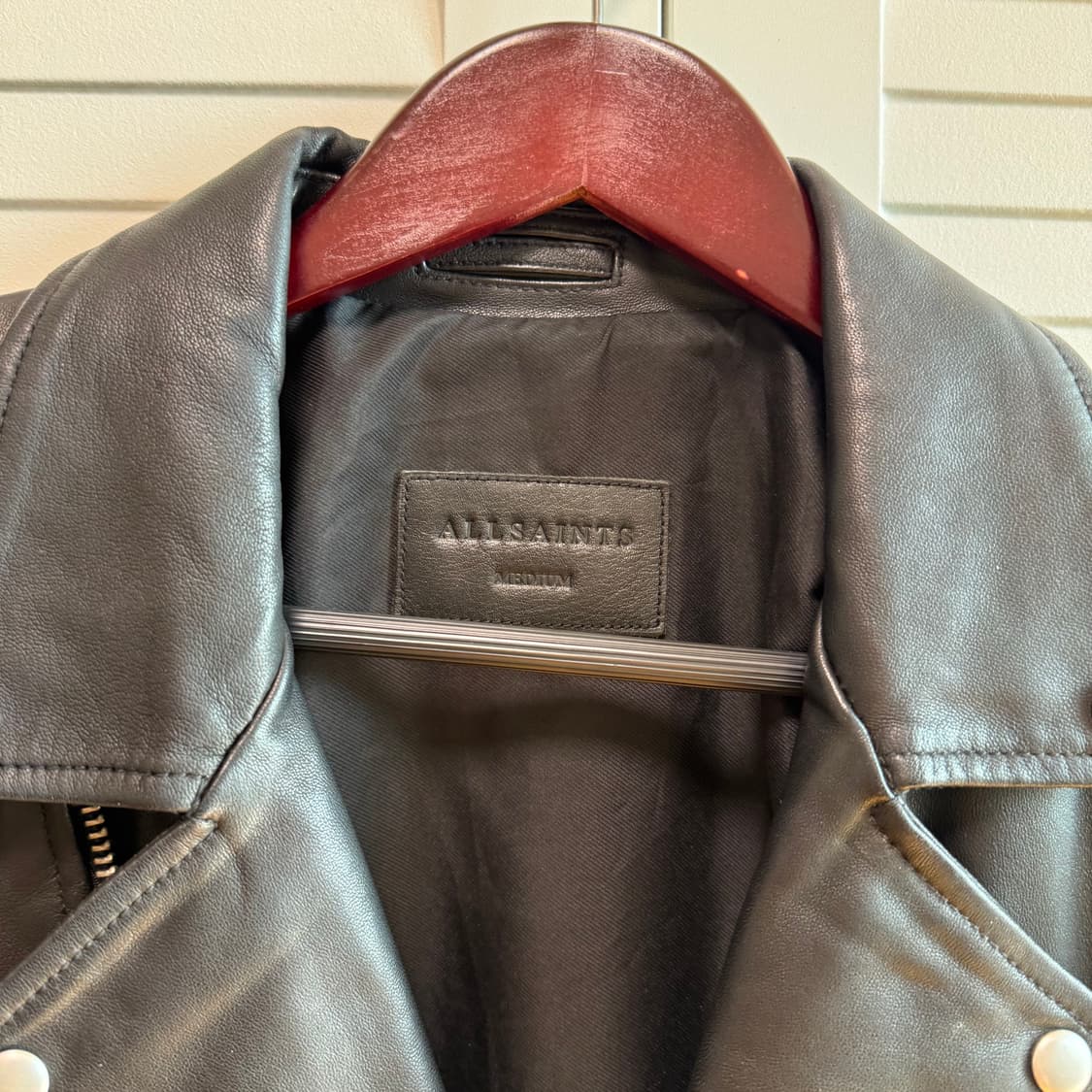 올세인츠 라이더 가죽 자켓 상품이미지2
