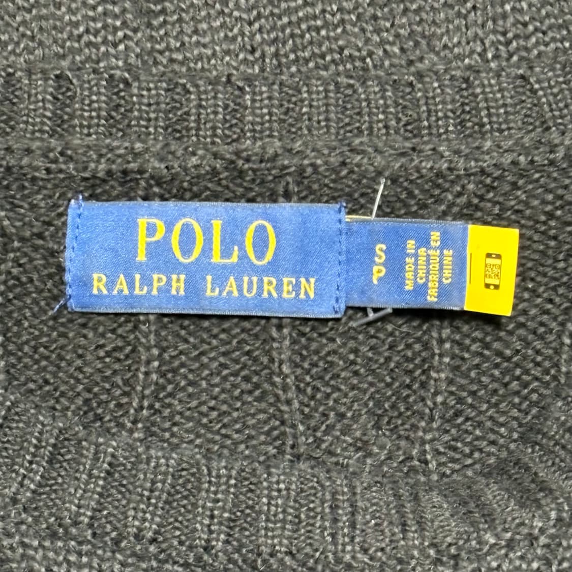 S 폴로랄프로렌 블랙 케이블 니트 상품이미지4