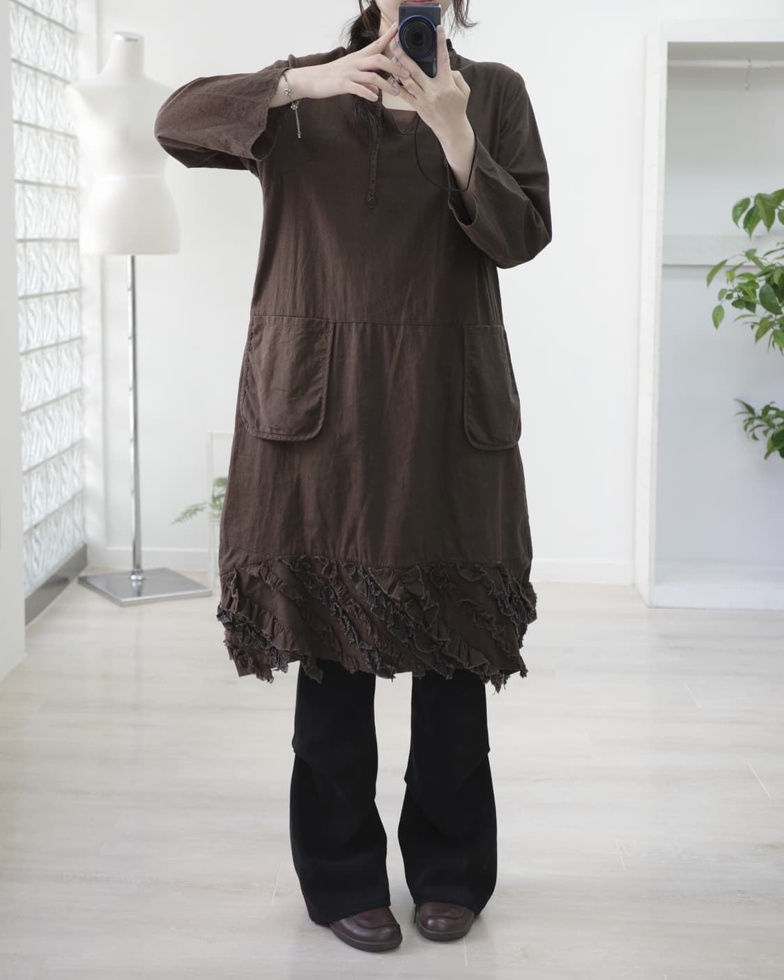 Lis Khros brown one-piece 상품이미지9