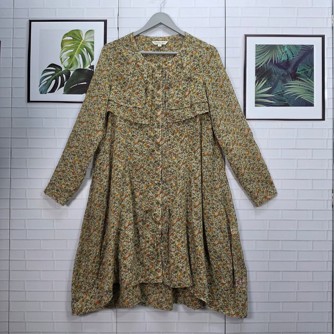 써스데아일랜 잔 꽃무늬 미디 원피스 90(M)사이즈 상품이미지1