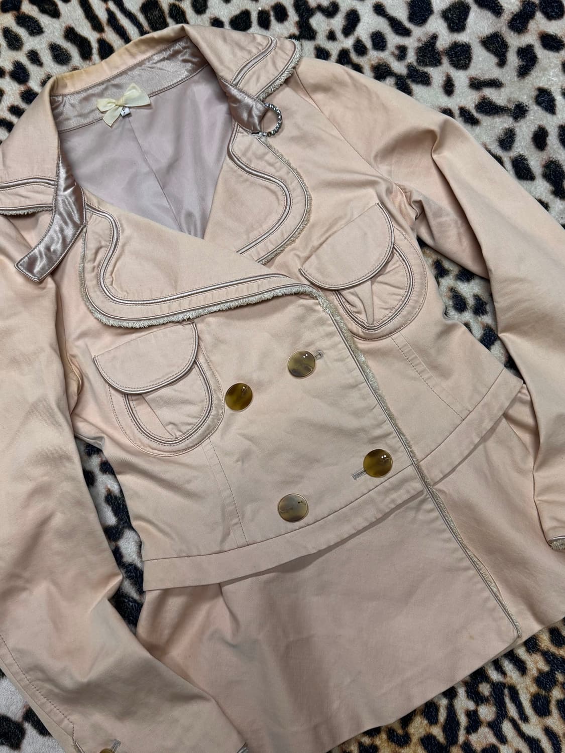 키쨩 갸루 큐빅버클 자켓 상품이미지2