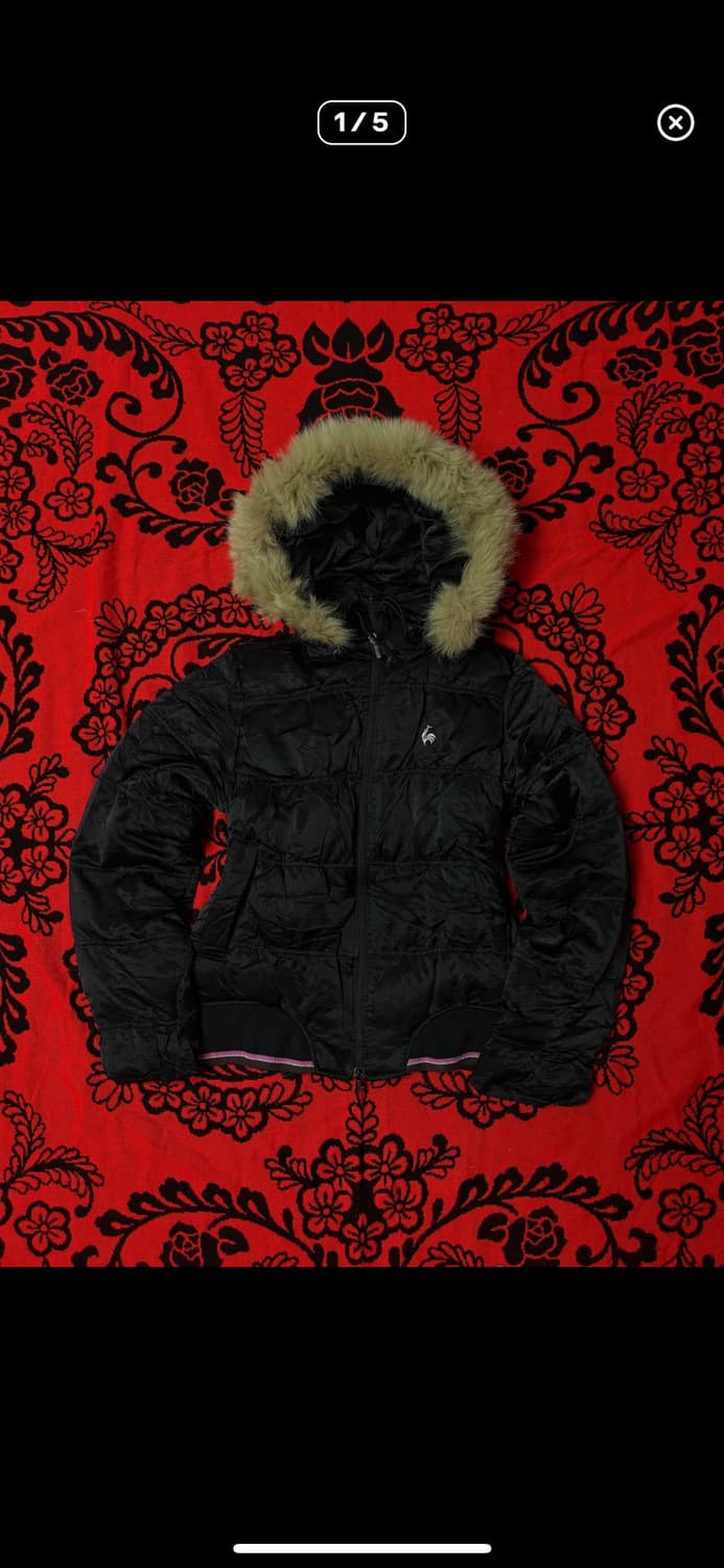 Vintage Punk & Gyaru fur hood jacket 상품이미지1