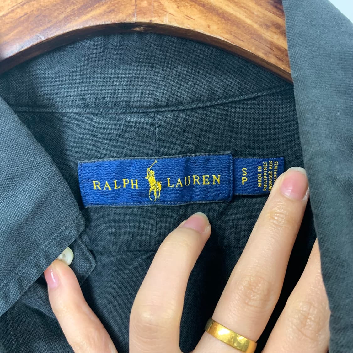 폴로 랄프로렌 신형 블랙 옥스포드 셔츠 상품이미지6