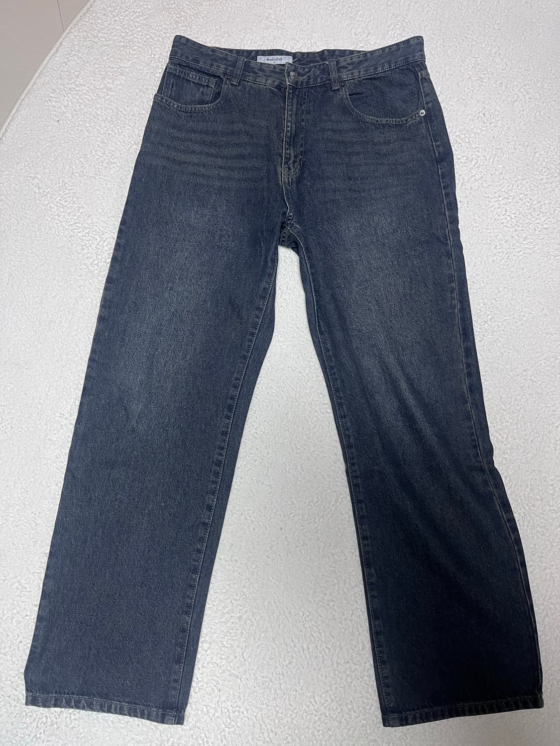 에잇세컨즈 세미와이드 데님 상품이미지1