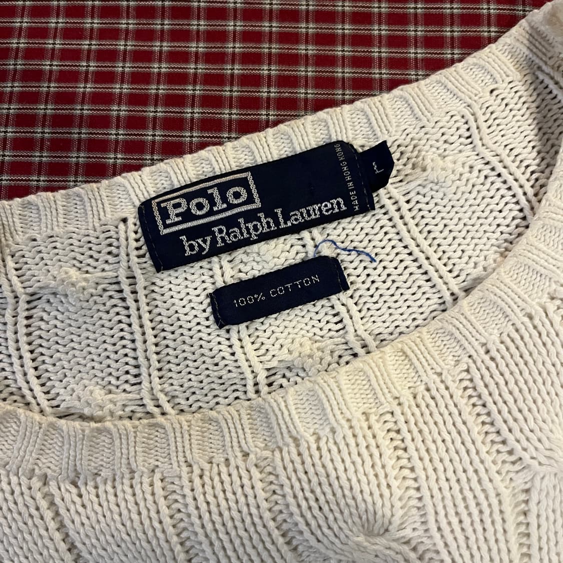 폴로랄프로렌 케이블 니트 아이보리 상품이미지8