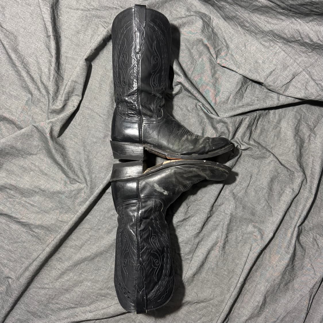 1883 N1617 Black Calf Cowboy Boots 상품이미지2