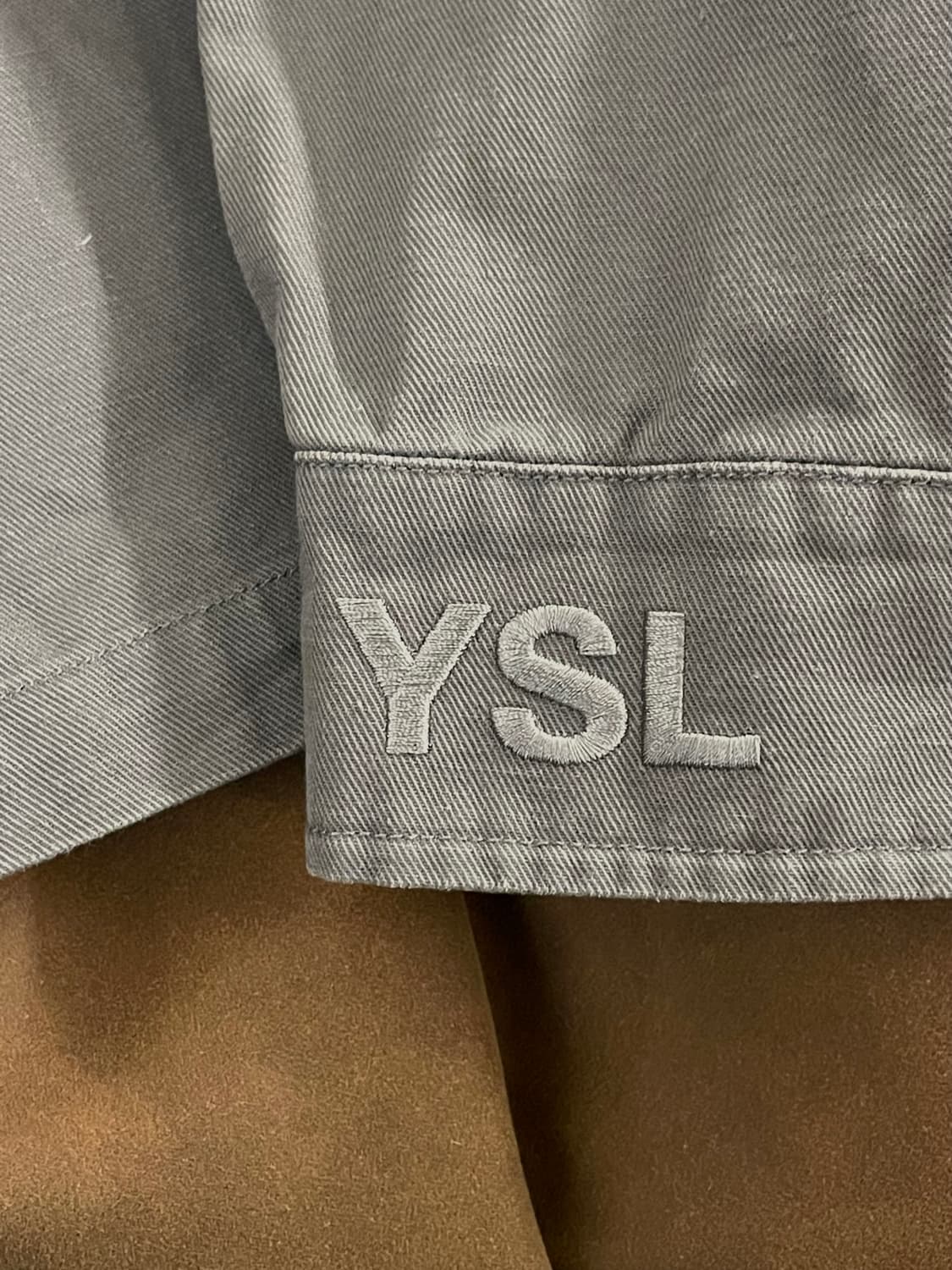 YSL 입생로랑 jeans 커프로고 스윙탑 자켓 상품이미지5